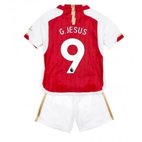 Baby Fußballbekleidung Arsenal Gabriel Jesus #9 Heimtrikot 2023-24 Kurzarm (+ kurze hosen)